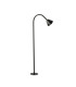 Lily Outdoor Bollard Black IP65 2700K-1