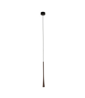 Diana 40 Integrated LED Pendant Ceiling Light Dark Brown 2700K-1
