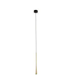 Diana 40 Integrated LED Pendant Ceiling Light Satin Gold 2700K-1
