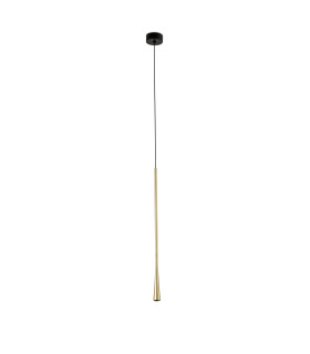 Diana 60 Integrated LED Pendant Ceiling Light Satin Gold 2700K-1