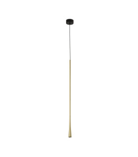Diana 80 Integrated LED Pendant Ceiling Light Satin Gold 2700K-1