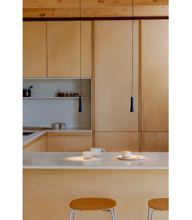 Nina Integrated LED Pendant Ceiling Light Black 2700K-2