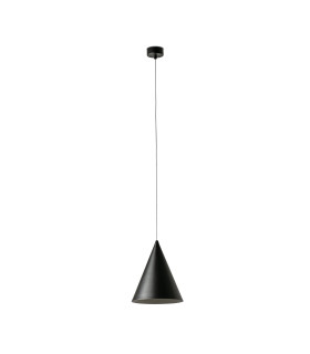 Lina Dome Pendant Ceiling Light Black 2700K-1