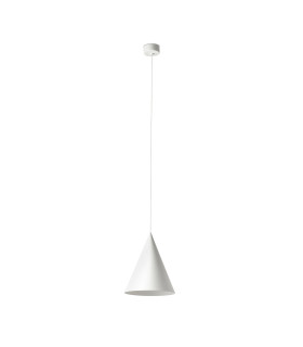 Lina Dome Pendant Ceiling Light White 2700K-1