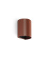Sole Round Flush Wall Lamp Terracotta 1x GU10-1