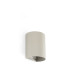 Sole Round Fluted Flush Wall Lamp Grey 1x GU10-1