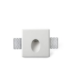 Tuk Plaster Recessed Wall Lamp White 2700K-1