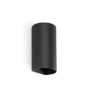 Sole Round Up & Down Wall Lamp Black 2x GU10-1