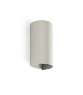 Sole Round Up & Down Wall Lamp Grey 2x GU10-1