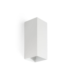 Lune Square Up & Down Wall Lamp White 2x GU10-1