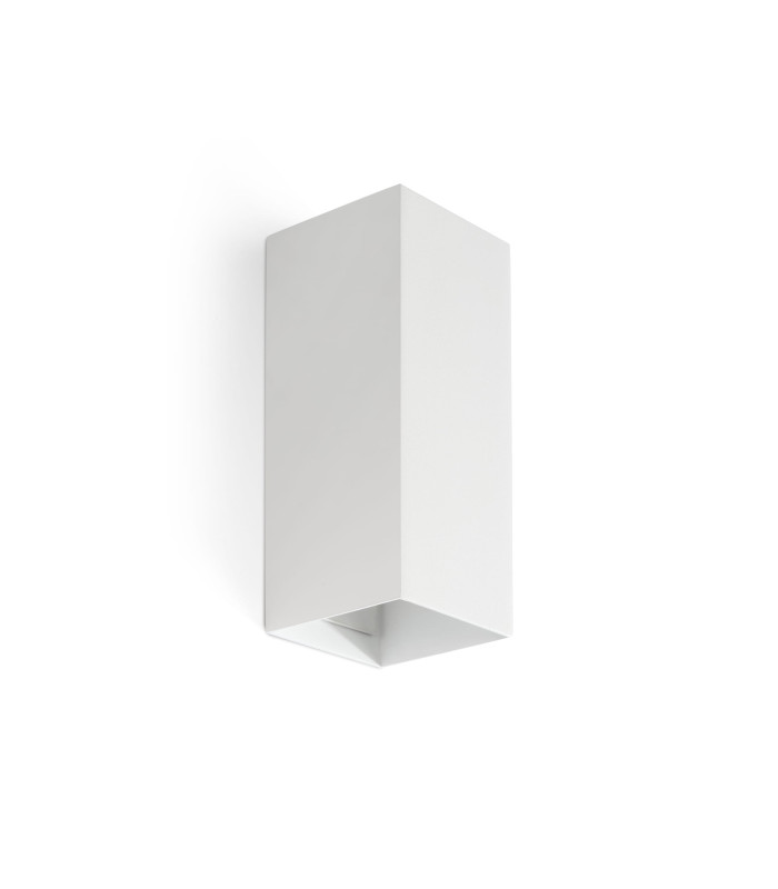 Lune Square Up & Down Wall Lamp White 2x GU10-1