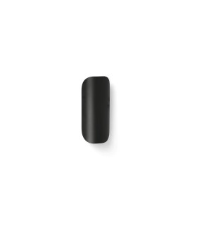 Novo 25cm Flush Wall Lamp Matt Black 2700K-1