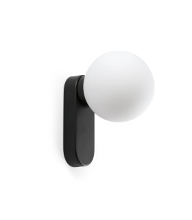 Mabe Bathroom Wall Lamp Matt Black IP44 3000K-1