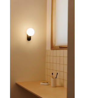 Mabe Bathroom Wall Lamp Matt Black IP44 3000K-2