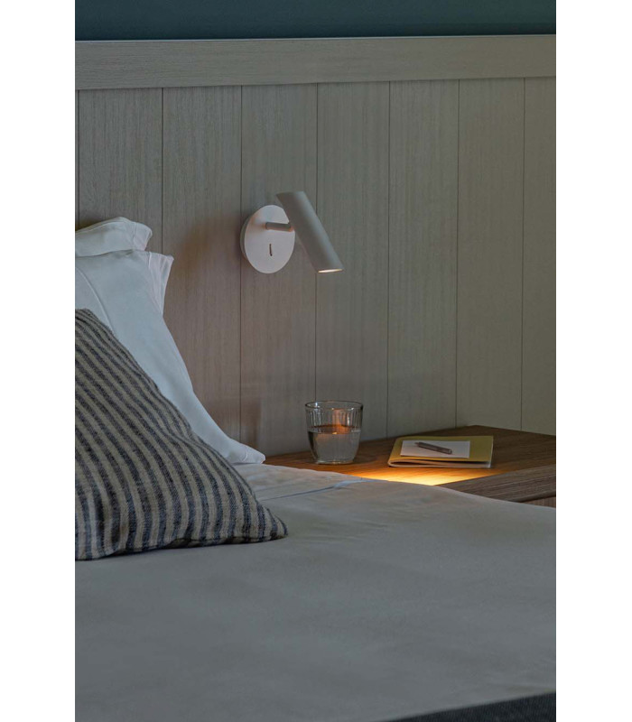 Leo Reading Wall Light Matt White 2700K-2