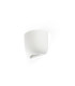 Kappu 25cm Plaster Wall Lamp White 1x E14-1