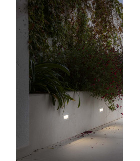 Mani Outdoor Recessed Wall Lamp White IP65 2200/ 2700/ 3200/ 4000K-2