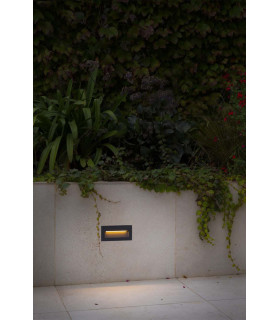 Mani Outdoor Recessed Wall Lamp Dark Grey IP65 2200/ 2700/ 3200/ 4000K-2