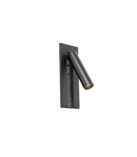 Gabo USB C Reading Wall Light Matt Black 2700K-1