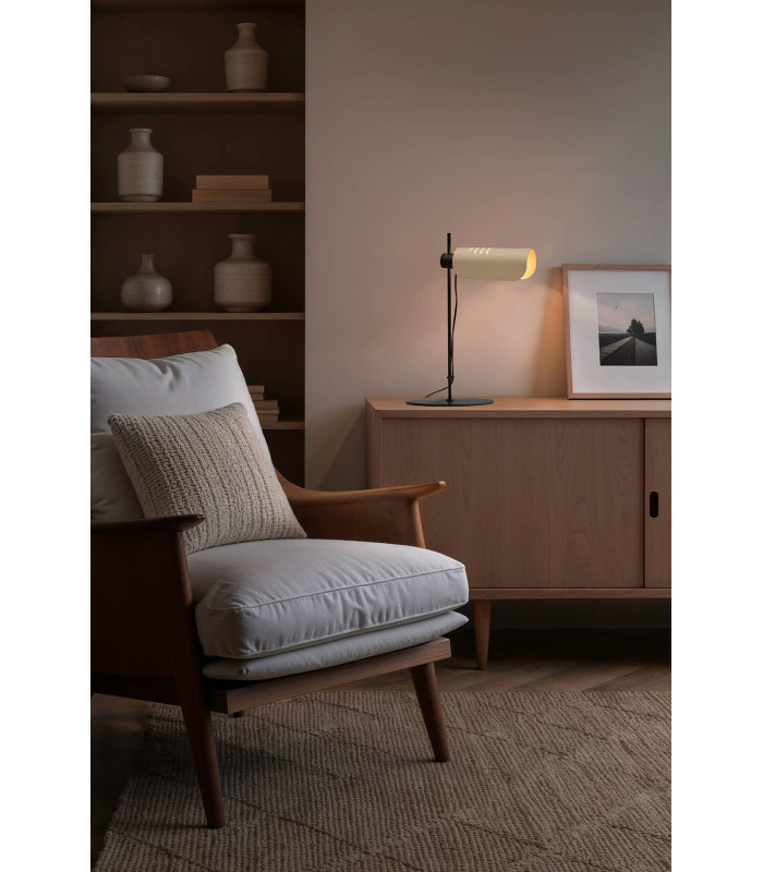 Martinica Desk Task Lamp Black Beige 1x E27-2