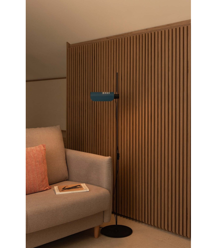 Martinica Task Floor Lamp Black Blue 1x E27-2