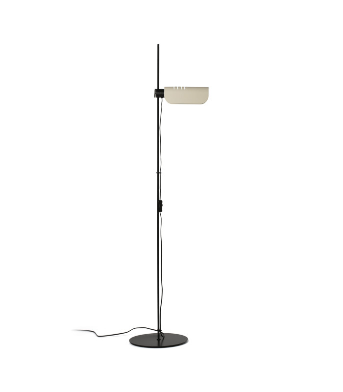 Martinica Task Floor Lamp Black Beige 1x E27-1