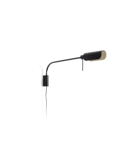 Martinica XL Reading Wall Light Black 1x E27-1