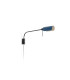 Martinica XL Reading Wall Light Black Blue 1x E27-1