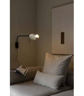 Martinica XL Reading Wall Light Black Beige 1x E27-2