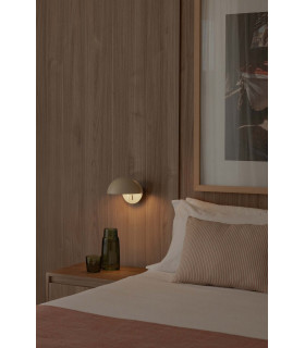 Matilda Dome Wall Lamp Beige 1x E14-2
