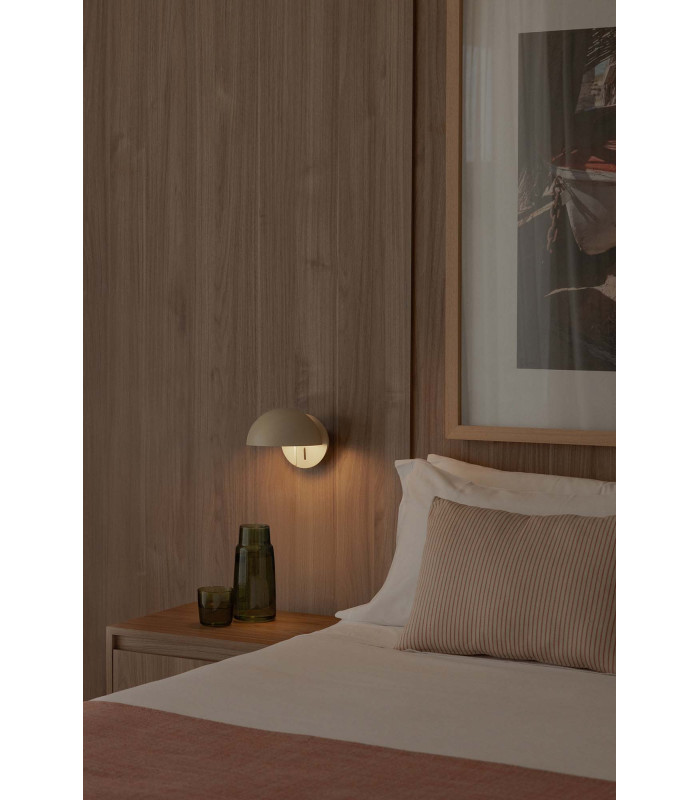 Matilda Dome Wall Lamp Beige 1x E14-2