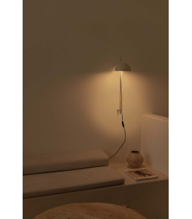 Matilda Adjustable Dome Wall Lamp Beige 1x E14-2