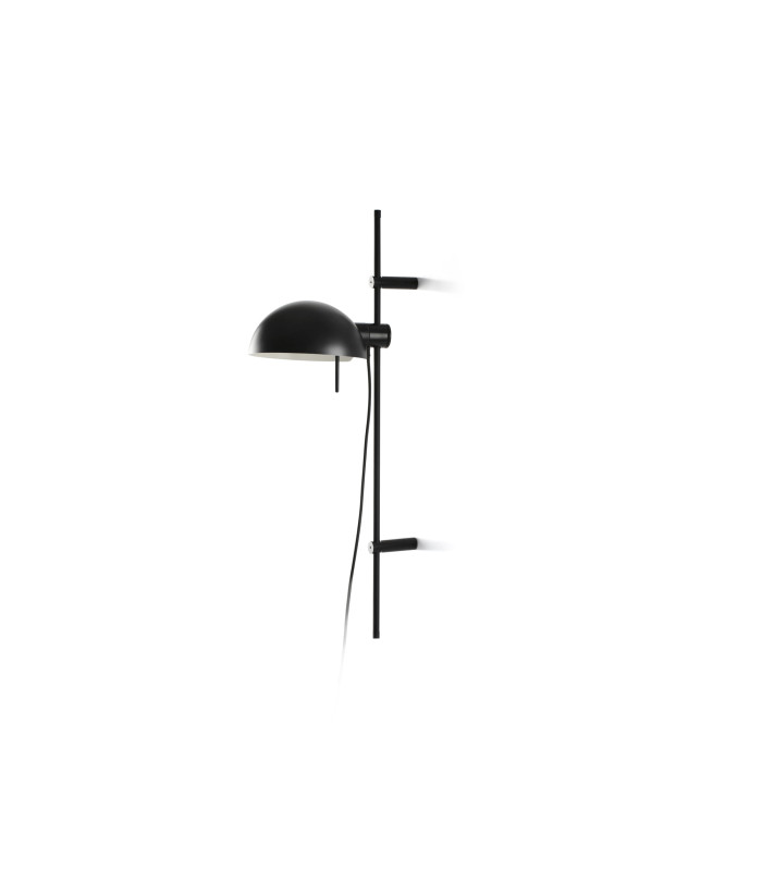 Matilda Adjustable Dome Wall Lamp Black 1x E14-1