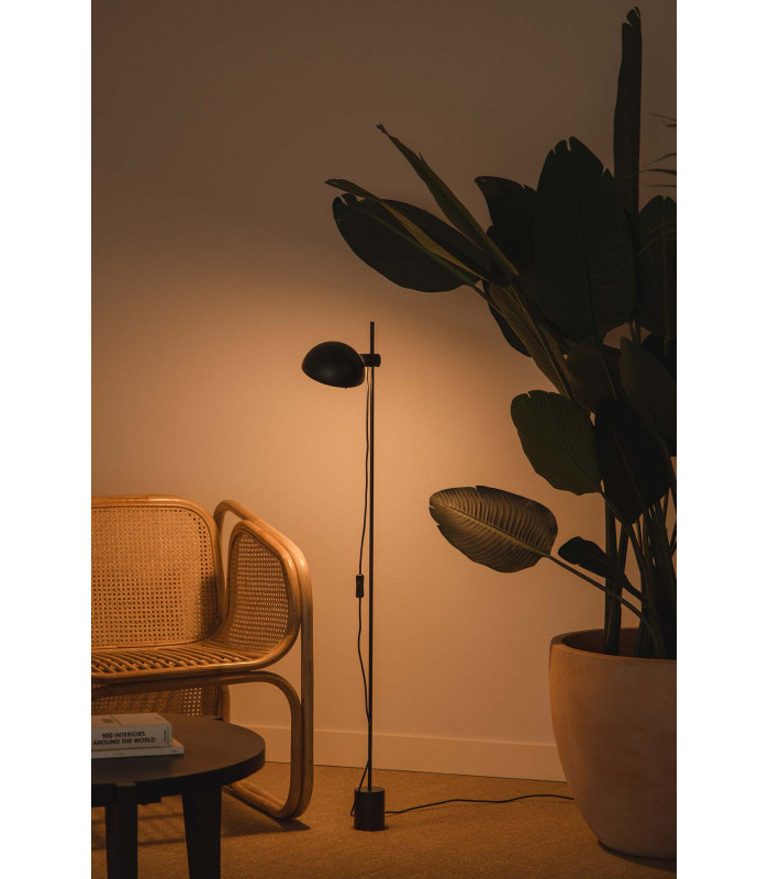 Matilda Task Floor Lamp Black 1x E14-2