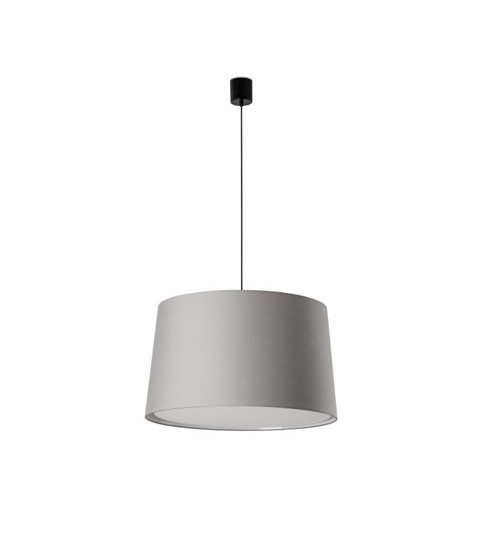 Windsor Cylindrical Pendant Ceiling Light Black Grey 3x E27-1