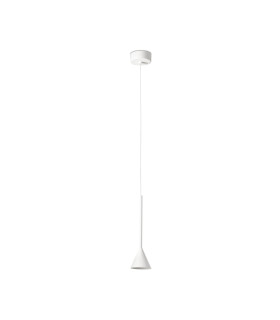 Anna Slim Pendant Ceiling Light White 2700K-1