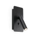 Suau USB C Reading Wall Light Matt Black 3000K-1