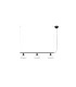 Tatawin Small Bar Pendant Ceiling Light Black Gloss White 3x E27-1
