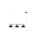 Tatawin Medium Bar Pendant Ceiling Light Black Gloss Black 3x E27-1