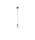 Tatawin Small Dome Pendant Ceiling Light Black Gloss White 1x E27-1