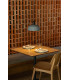 Tatawin Medium Dome Pendant Ceiling Light Black Gloss Grayish Blue 1x E27-2