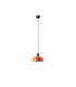 Tatawin Medium Dome Pendant Ceiling Light Black Gloss Reddish Orange 1x E27-1