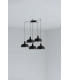Tatawin Medium Cluster Pendant Ceiling Light  Gloss Black 5x E27-1