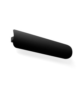 Novo Flush Wall Lamp Matt Black 2700K-1