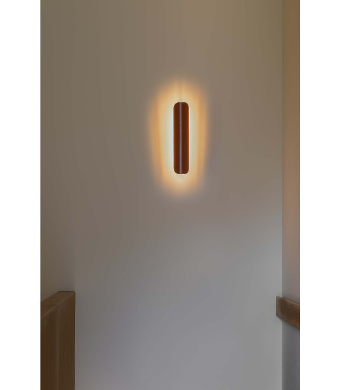 Novo Flush Wall Lamp Terracotta 2700K-2