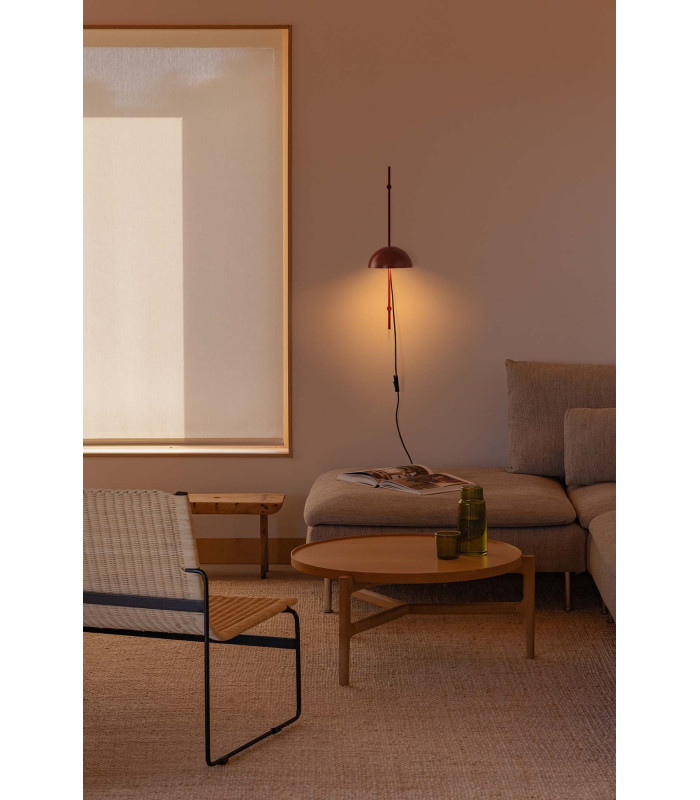 Matilda Adjustable Dome Wall Lamp Garnet 1x E14-2