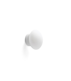 Nubo 12cm Globe Wall Lights Matt White Opal IP44 2700K-1