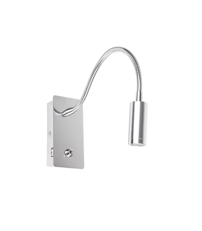 Juliet USB C Reading Wall Light Chrome 3000K-1