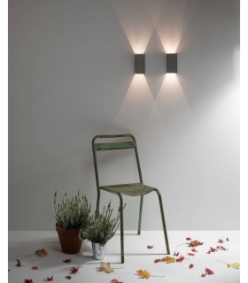 LED Outdoor Wall Light Textured Grey IP65 - 2
