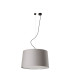 Windsor Cylindrical Pendant Ceiling Light Matt Black Grey 3x E27-1